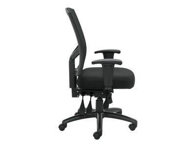 Offices to go OTG Fabric Task Chair, Mesh Black and Patterned Black (OTG11769B)