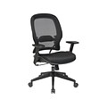 Office Star Space Seating Mesh Back Fabric Computer and Desk Chair, Black (5540)
