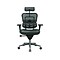 Eurotech Ergohuman Mesh Back Leather Task Chair, Black (LEM4ERG -LBK(N))