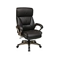 Office Star ECH Series Leather Executive Chair, Espresso (ECH89301-EC1)