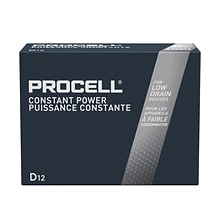 Duracell PROCELL D Alkaline Battery, 12/Pack (PC1300)