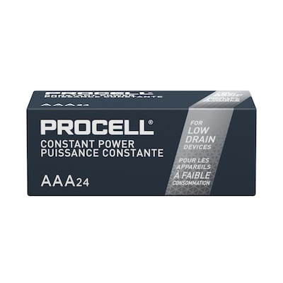 Duracell Procell AAA Alkaline Battery, 24/Pack (PC2400/PC2400BK)
