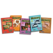 Stages Learning Photographic Animal Memory Matching Games, Set of 5 (SLM977)