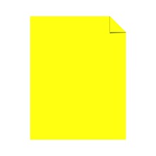 Neenah Paper Astrobrights 65 lb. Cover Paper, 11 x 17, Lift Off Lemon, 1000 Sheets/Carton (21022W)