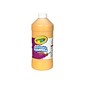 Crayola Artista II Washable Tempera Paint, Assorted, 16 oz., 12/Carton (54-8216)