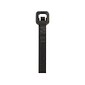 Box Partners Cable Ties, Black, 500/Case (CTUV1140)