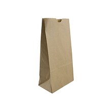 JAM Paper Kraft Lunch Bags, 8 x 4.25 x 2.25, Brown, 500/Pack (690KRBRB)