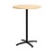 Union & Scale™ Workplace2.0™ Multipurpose 30 Round Natural Maple Laminate Bistro Height Black Base