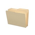 Smead® File Folders, Reinforced 1/2-Cut Tab, Letter Size, Manila, 100/Box (10326)