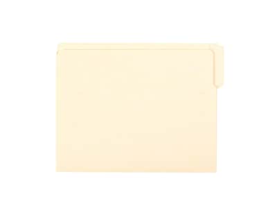 Smead End Tab File Folder, Shelf-Master Reinforced 1/3-Cut Tab, Letter Size, Manila, 100/Box (24134)