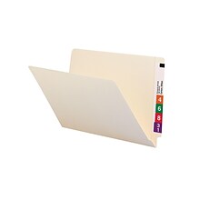 Smead End Tab File Folder, Shelf-Master Reinforced Straight-Cut Tab, Legal Size, Manila, 100/Box (27