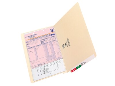 Smead End Tab File Folder, Shelf-Master Reinforced Straight-Cut Tab, Legal Size, Manila, 100/Box (27110)