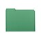 Smead Interior File Folder, 1/3-Cut Tab, Letter Size, Green, 100/Box (10247)