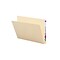 Smead Heavy Duty End Tab File Folder, Straight-Cut Extended Tab, Letter Size, Manila, 100/Box (24250