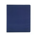 Staples Simply 1 1/2 3-Ring Non-View Binder, Navy (26580)