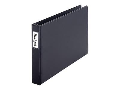 Cardinal Premier Easy Open Heavy Duty 1 1/2" 3-Ring Non-View Binders, D-Ring, Black (12122V3)