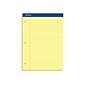 Ampad Notepad, 8.5" x 11.75", Narrow, Canary, 100 Sheets/Pad (TOP 20-246)