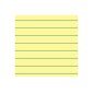 Ampad Notepad, 8.5" x 11.75", Narrow, Canary, 100 Sheets/Pad (TOP 20-246)