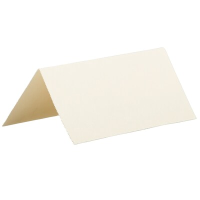 JAM Paper® Printable Place Cards, 3 3/4 x 1 3/4, Ivory Placecards, 12/Pack (2225916895)