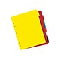 Avery Heavy-Duty Plastic Dividers with White Tab Labels, 8 Tabs, Multicolor (23084)