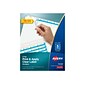 Avery Index Maker Paper Dividers with Print & Apply Label Sheets, 5 Tabs, White, 25 Sets/Pack (11446)