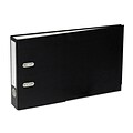 Bindertek Advantage Topfiles 2 2-Ring Non-View Binder, Black (TFLSLIMN-BK)