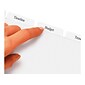 Avery Index Maker Paper Dividers with Print & Apply Label Sheets, 5 Tabs, White, 25 Sets/Pack (11446)