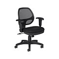 Offices To Go Mesh Fabric Manager Chair, Black (OTG11647B)