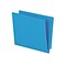 Pendaflex® Letter Straight Cut End Tab File Folder w/3/4 Expansion, Blue, 100/Pack