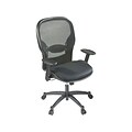 Space Seating 23 Series Fabric Manager Chair, Black (2300)