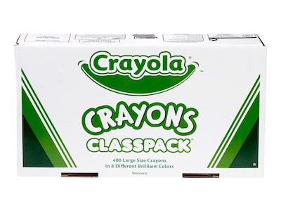 Crayola Classpack Crayons, 400/Box (52-8038)