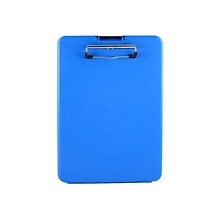 Saunders SlimMate Polypropylene Storage Clipboard, Blue (00559)