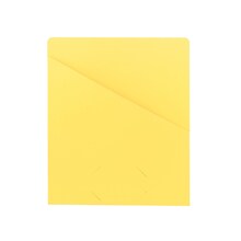 Smead Paper Stock File Jacket, Letter Size, Yellow, 25/Pack (75434)