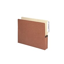 Smead End Tab File Pocket, 3.5 Expansion, Letter Size, Redrope with Manila Liner, 10/Box (73624)