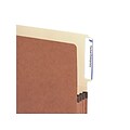 Smead End Tab File Pocket, 3.5 Expansion, Letter Size, Redrope with Manila Liner, 10/Box (73624)