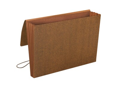 Smead Classic Redrope File Pocket, 3.5" Expansion, Legal Size, Brown (71356)