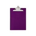 Saunders US-Works Plastic Clipboard, Letter Size, Purple (21606)
