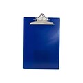 Saunders US-Works Plastic Clipboard, Letter Size, Blue (21602)
