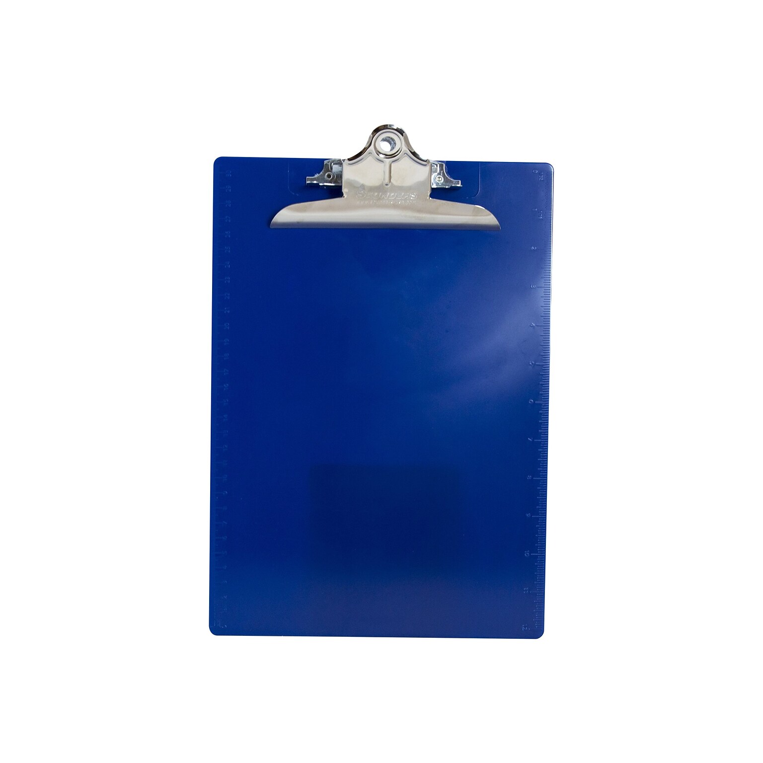 Saunders US-Works Plastic Clipboard, Letter Size, Blue (21602)