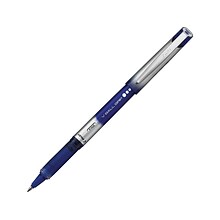 Pilot VBall Grip Rollerball Pens, Fine Point, Blue Ink, Dozen (35571)