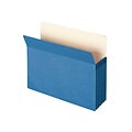 Smead Paper Stock File Pocket, 5.25 Expansion, Letter Size, Blue (73235)
