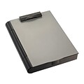 Officemate Plastic Storage Clipboard, Black/Gray (83357)