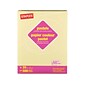 Staples Pastel 30% Recycled Colored Paper, 20 Lbs., 8.5" x 11", Canary, 5000/Carton (14787-AA)