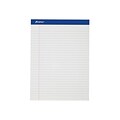 Ampad Notepads, 8.5 x 11, Wide, White, 50 Sheets/Pad, 12 Pads/Pack (TOP20-320)