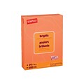 Brights Multipurpose Paper, 24 lbs., 8.5 x 11, Orange, 500/Ream, 10 Reams/Carton (20108A)