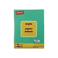 Staples® Brights Multipurpose Paper, 24 lbs., 8.5 x 11, Dark Green, 500/Ream (20103)