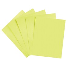 Astrobrights Cover Paper, 65 lbs, 8.5 x 11, Lift-Off Lemon, 250/Ream (22831)