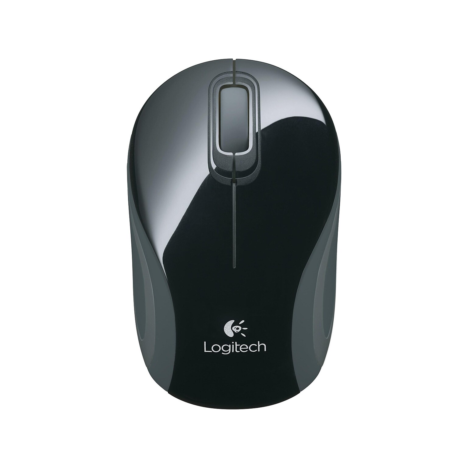 Logitech M187 Mini Wireless Ambidextrous Optical Mouse, Black (910-002726)
