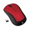 Logitech M310 Wireless Ambidextrous Optical Mouse, Flame Red Gloss (910-002486)