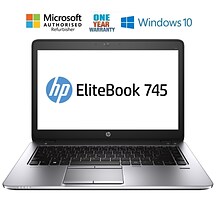 HP EliteBook 745 G2, 14 Refurbished Laptop, AMD A6 7050B 2.2GHz Processor, 8 GB Memory, 128GB SSD,